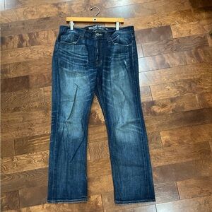 Slim Straight Blue Jeans (36x30)